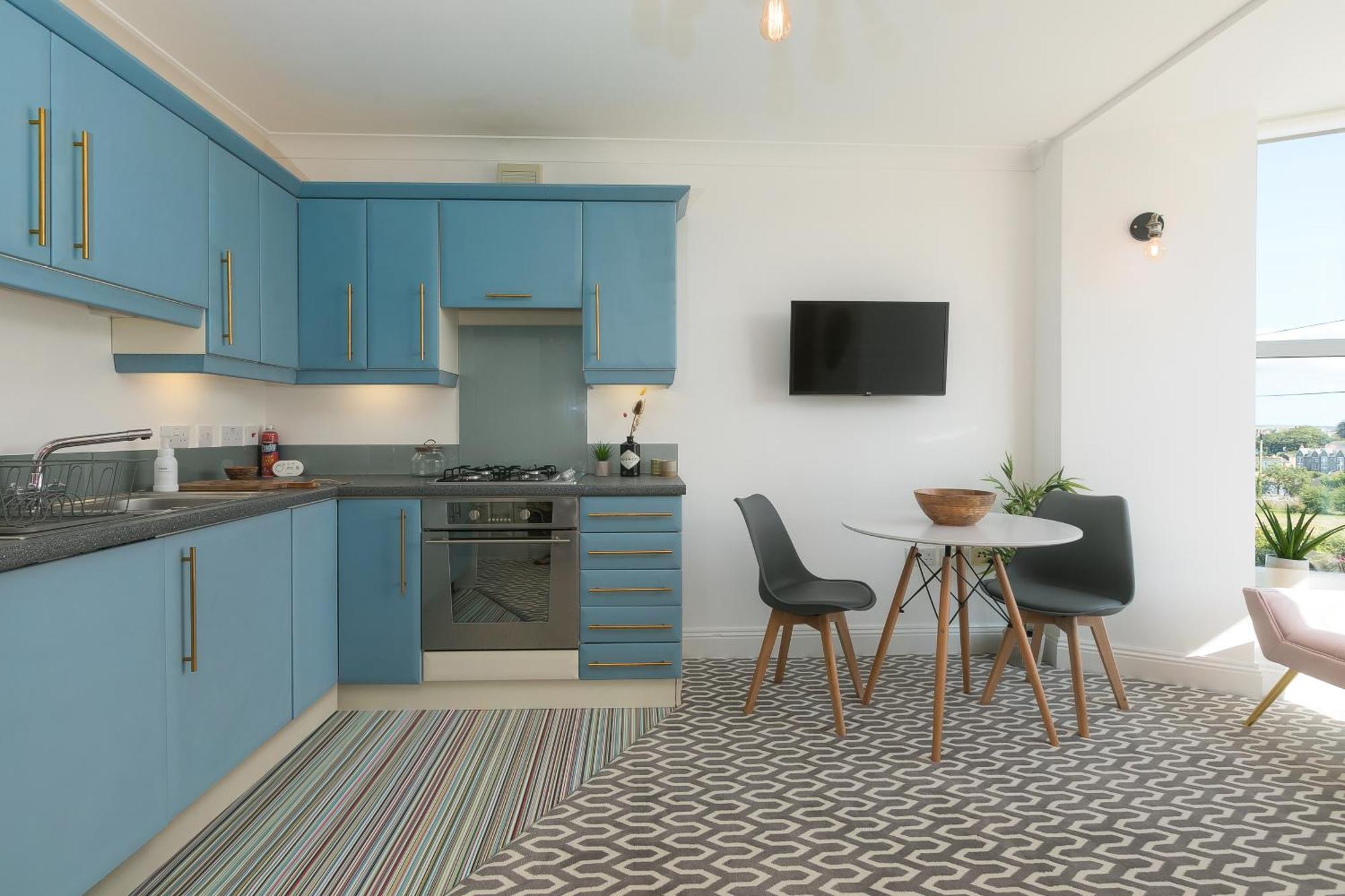 Appartamento Seabreeze 3 - Seaview & Parking St Ives Esterno foto