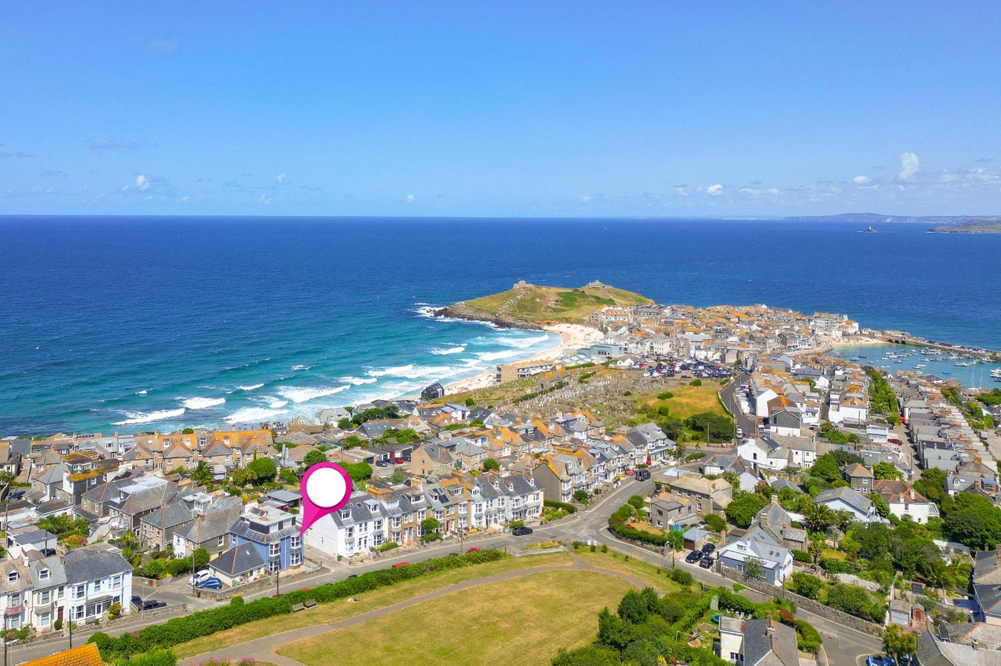 Appartamento Seabreeze 3 - Seaview & Parking St Ives Esterno foto